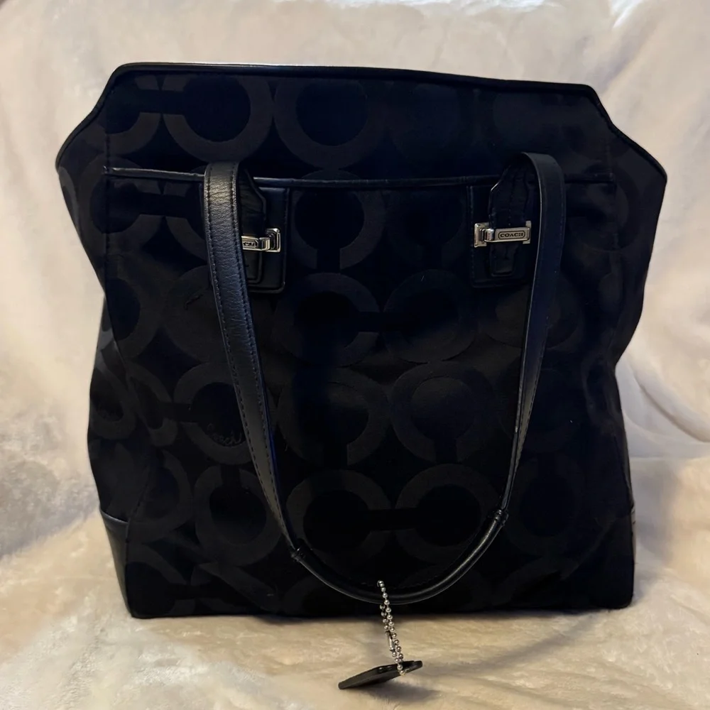 Coach Black Tote Bag - Picture 4 of 9